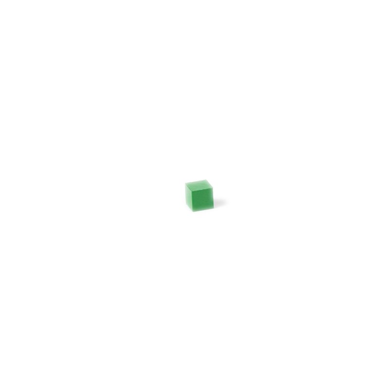 Hierarchy Of Numbers: Green Cube - 0.5 x 0.5 x 0.5