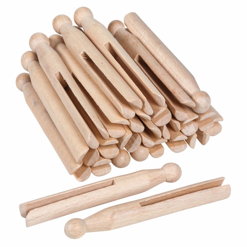 Wäscheklammern aus Holz (25)