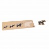 Toddler Puzzle: 4 Elephants