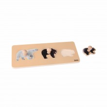 Kleinkind-Puzzle: 3 Bären