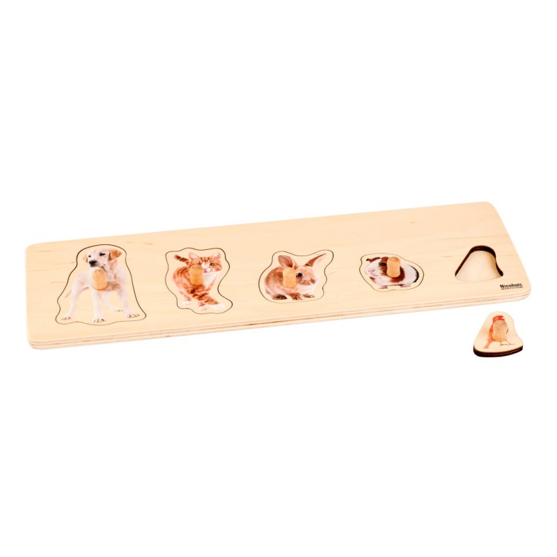 Puzzle pre batoľatá - 5 domácich zvierat