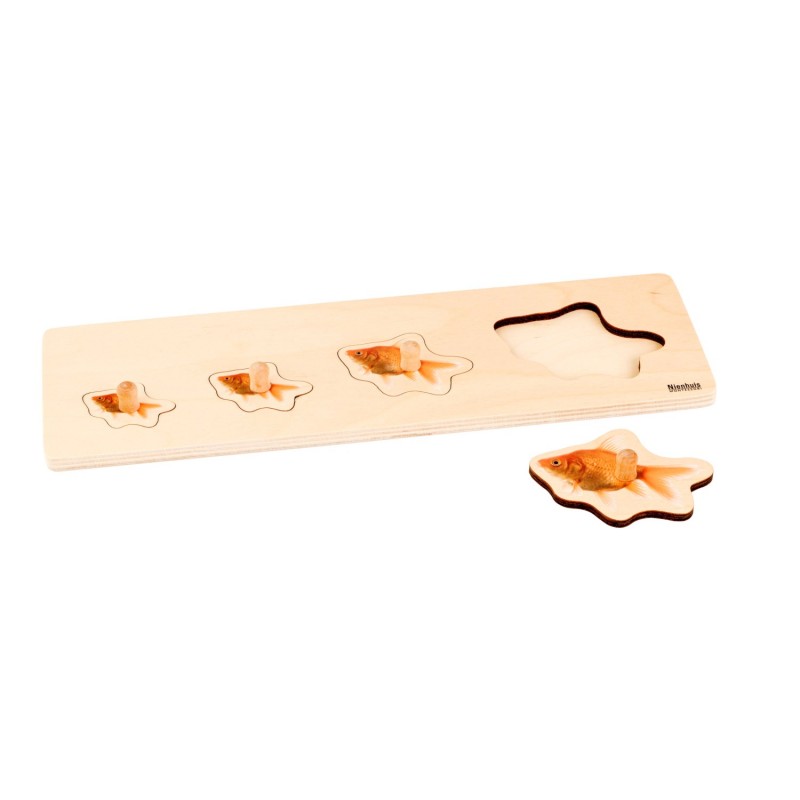 Puzzle pre batoľatá - 4 zlaté rybky