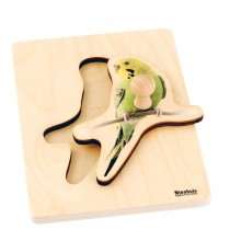 Puzzle pre batoľatá - andulka