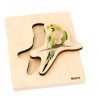 Puzzle pre batoľatá - andulka