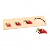 Kleinkind-Puzzle: 4 Erdbeeren