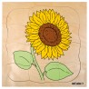 Holz-Puzzle - Wachstum - Sonnenblume Holz-Puzzle - Wachstum - Sonnenblume