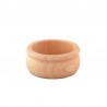 WOODEN bowl of tulip shape nature