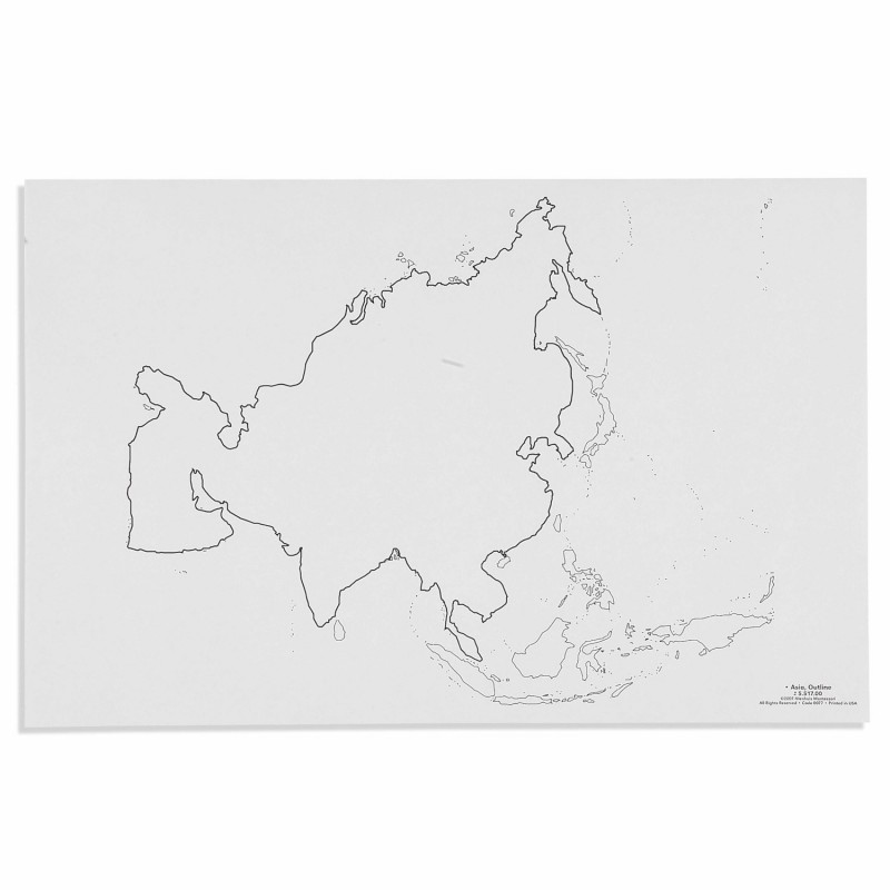 Asien: Umriss (50) Asien: Umriss (50)