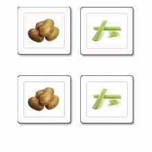 Vegetables Matching Cards  presentation material