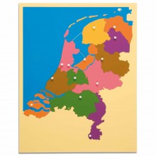 Puzzle mapa Holandska