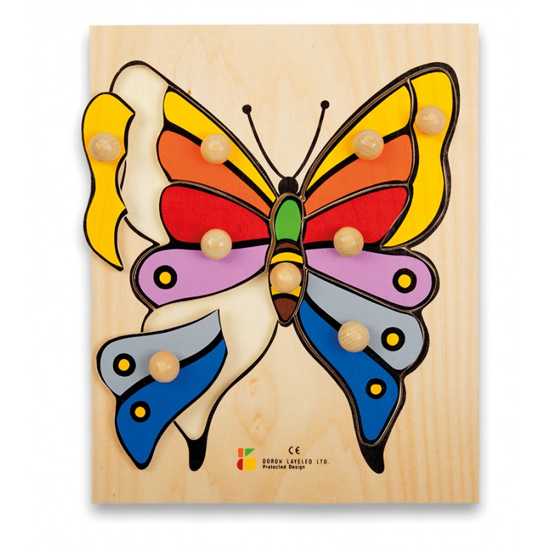 Holz-Puzzle - Schmetterling Holz-Puzzle - Schmetterling