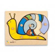 Wooden puzzle - snail