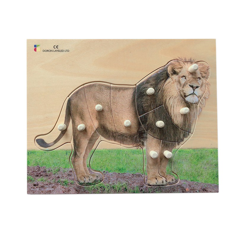 Holz-Puzzle - realisitsch Löwe Holz-Puzzle - realisitsch Löwe