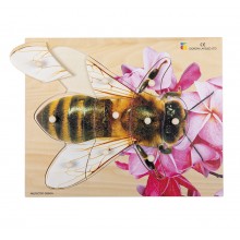 Holz-Puzzle - realistisch Biene