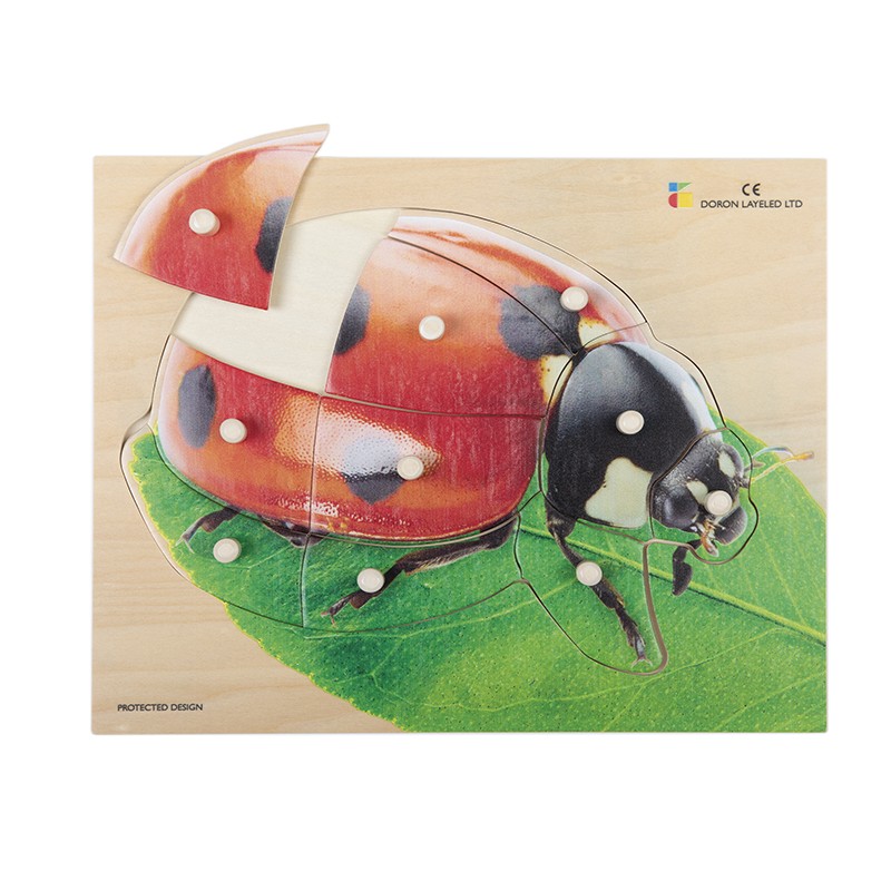 Drevené Puzzle - realistické Lienka Drevené Puzzle - realistické Lienka