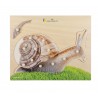 Wood Puzzle - realistic snail