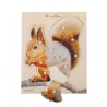 Wood Puzzle - realistic squirrel