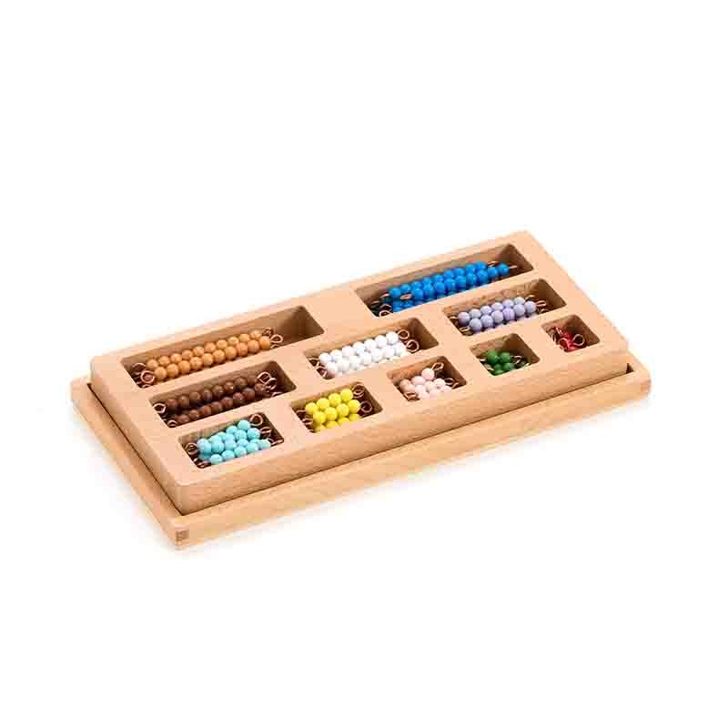 Box mit 1-10 färbigen Perlenstangen Box mit 1-10 färbigen Perlenstangen