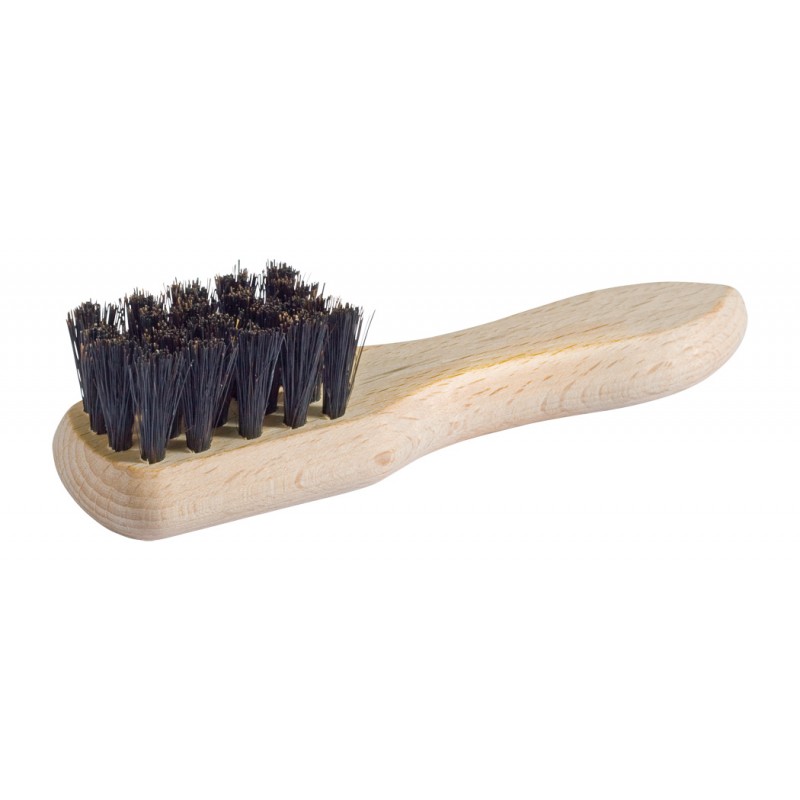 Shoe cleaning set, five brushes and shoe cloth
