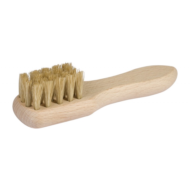 Shoe cleaning set, five brushes and shoe cloth - set
