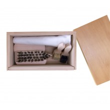 copy of Schuhputzsatz, fünf Bürsten und Schuhtuch