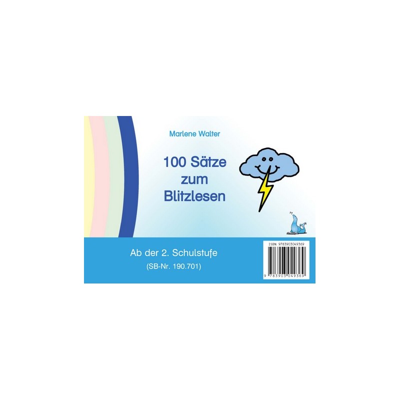 Karteien zum Blitzlesen - Teil 3 - 100 Sätze zum Blitzlesen Karteien zum Blitzlesen - Teil 3 - 100 Sätze zum Blitzlesen