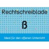 Rechtschreiblade ß Rechtschreiblade ß