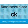 Rechtschreiblade ck