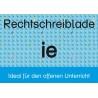 Rechtschreiblade ie Rechtschreiblade ie
