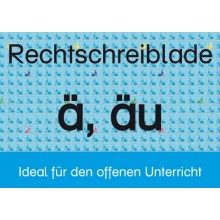 Spelling drawer ä, äu