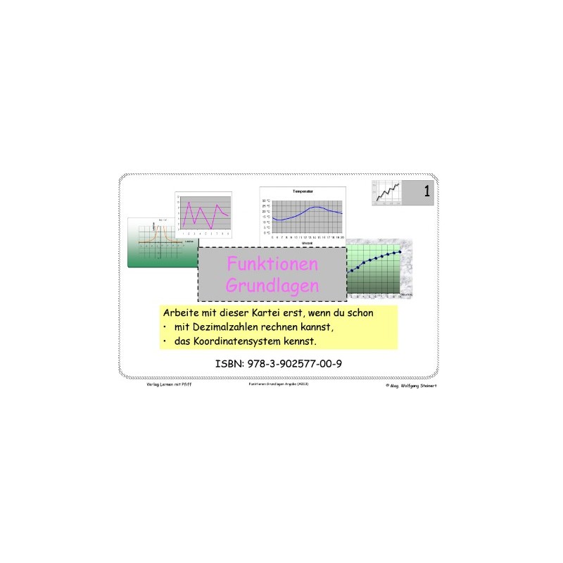 Mathematik Lernkarteien - Funktionen Grundlagen Mathematik Lernkarteien - Funktionen Grundlagen