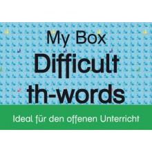 My Box – English drawer - Difficult th-words