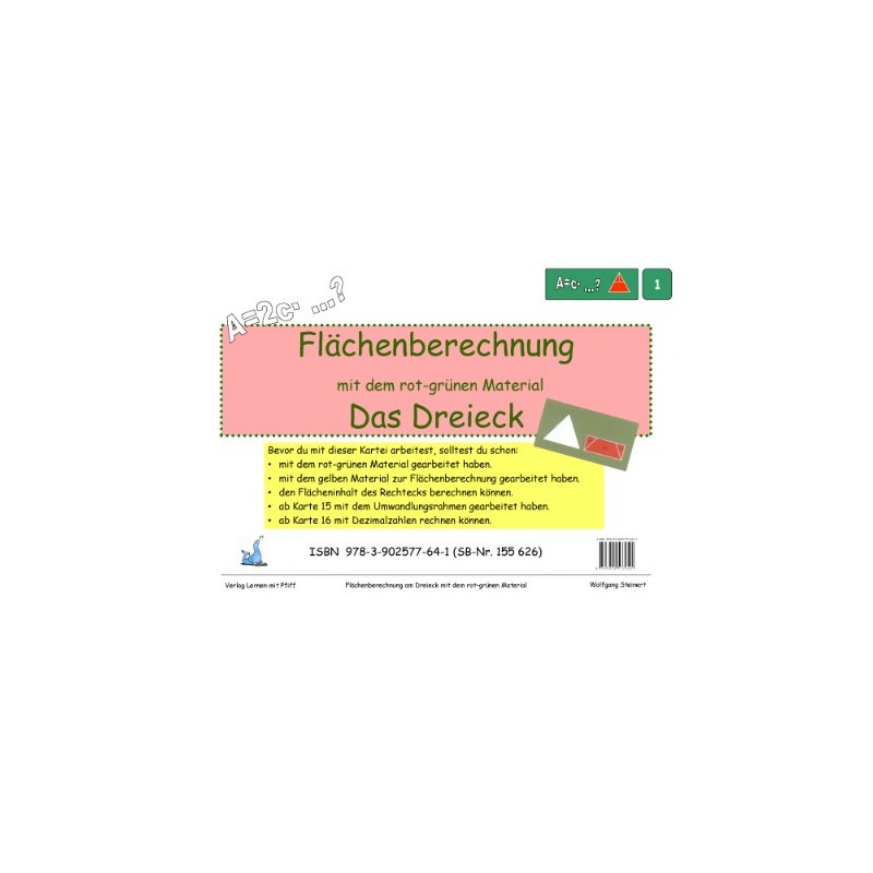 Mathematik Lernkarteien - Flächenberechnung