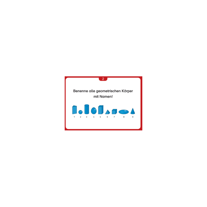 Geometrische Körper - Kartei Geometrische Körper - Kartei