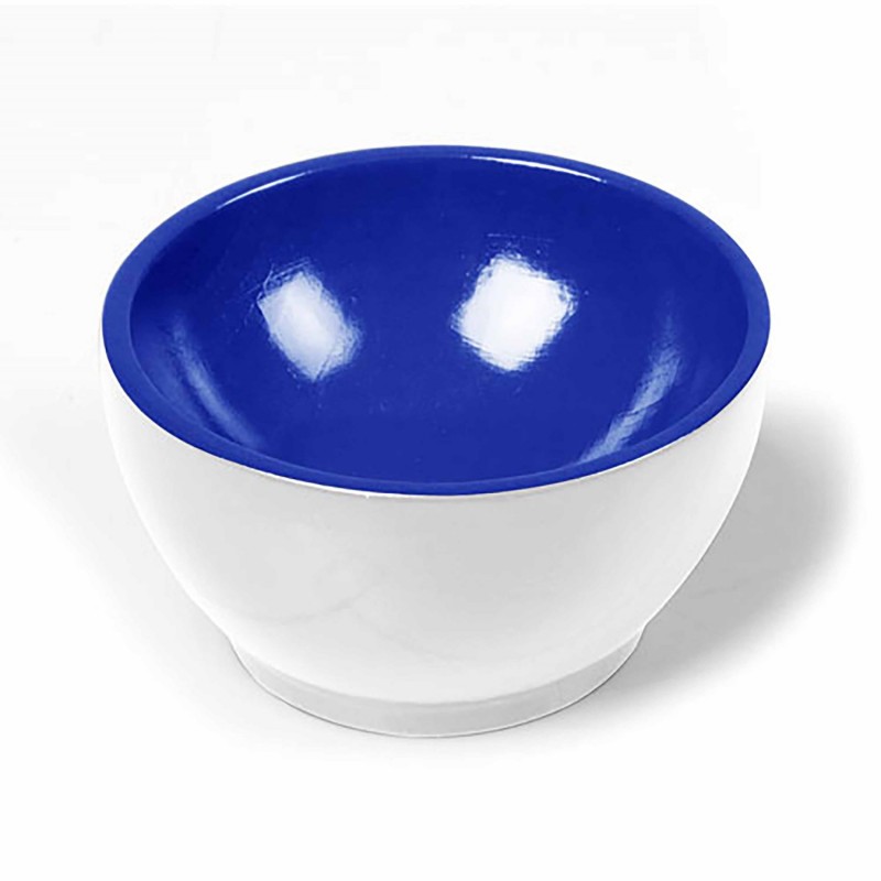Wooden Cup: White/Blue Wooden Cup: White/Blue