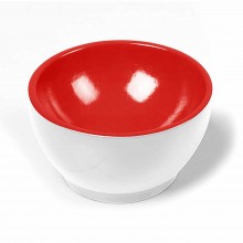 Wooden Cup: White/Red