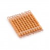 Golden Bead Square Of 100, Individual Beads