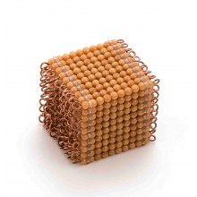 Golden Bead Cube Of 1000,  Individual Beads