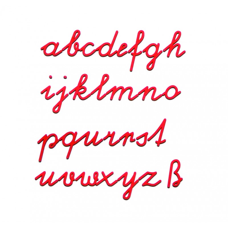 Bewegliches Alphabet - Österreichische Schreibschrift