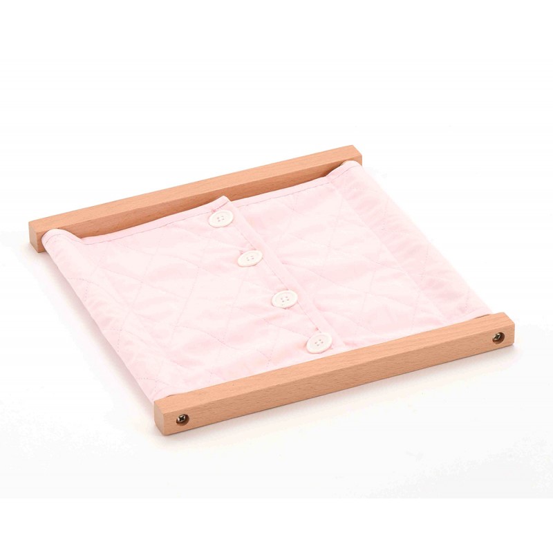 Buttoning Frame With Large Buttons--Plain cloth Buttoning Frame With Large Buttons--Plain cloth