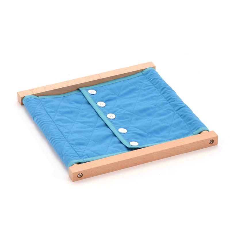 Buttoning Frame With Small Buttons--Plain cloth Buttoning Frame With Small Buttons--Plain cloth