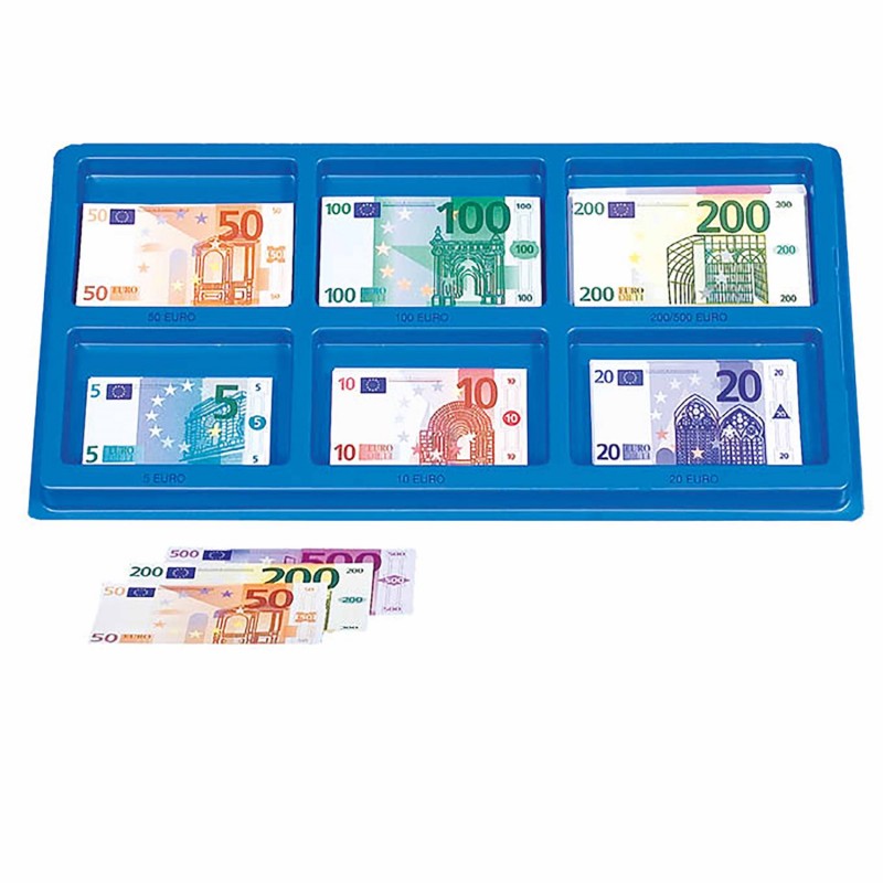 Euro box banknotes
