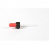 Tasting Exercise: Dropper With Screw Cap - Black/Red