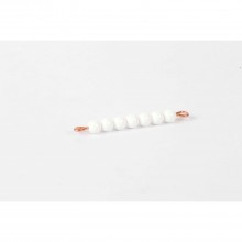 Perleťové tyčinky zo 7, bielych, voľných perál