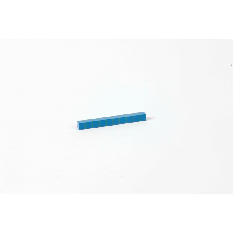 Hierarchy Of Numbers: Blue Bar - 5 x 0.5 x 0.5