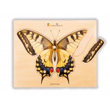 Holz-Puzzle - realistisch Schmetterling