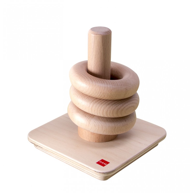 Rings On Vertical Dowel