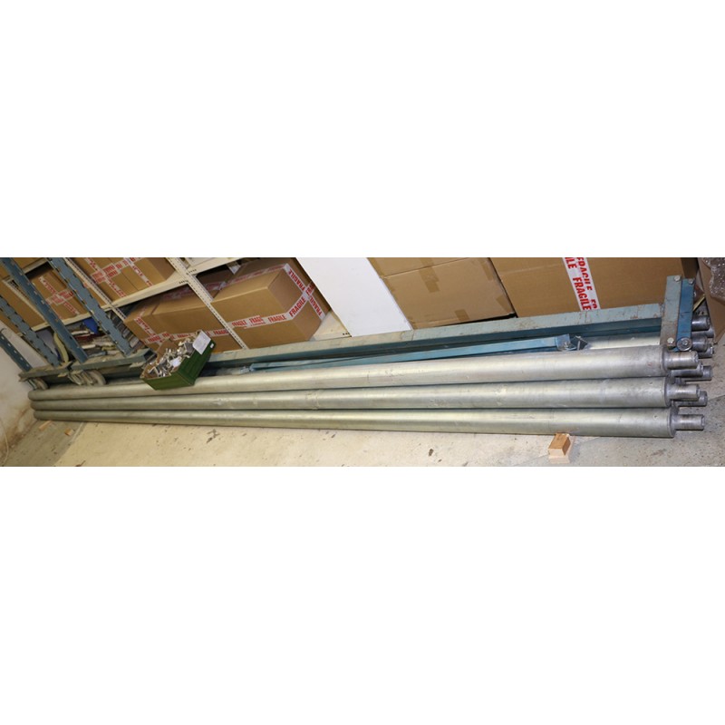 Teppichregal für 10 Teppichrollen a 5 Meter