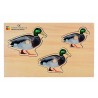 Holz-Puzzle realistisch Größe & Tiefe Ente Holz-Puzzle realistisch Größe & Tiefe Ente
