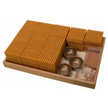 Golden pearl material - BASIC Connected beads